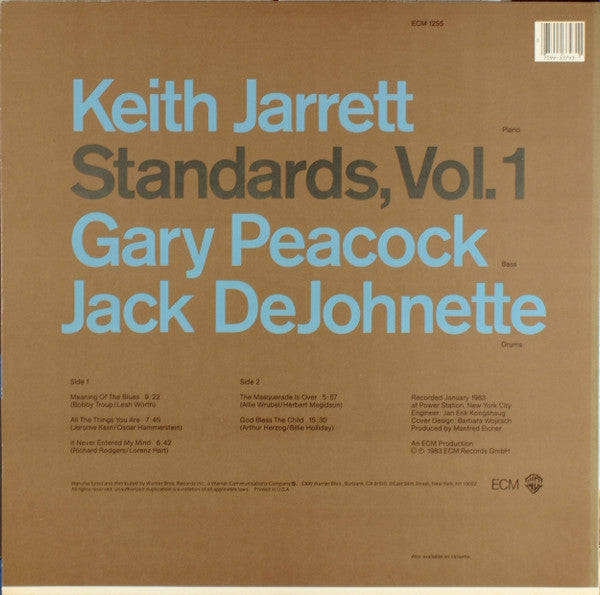 Keith Jarrett - Standards, Vol. 1