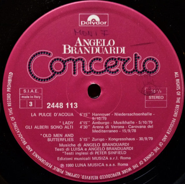Angelo Branduardi - Concerto (box)