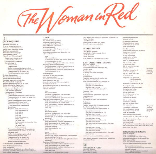 Stevie Wonder - The Woman In Red (Original Motion Picture Soundtrack)