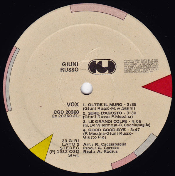 Giuni Russo - Vox