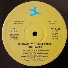 The Chet Baker Quintet - Groovin' With The Chet Baker Quintet
