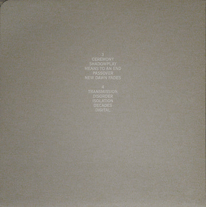Joy Division - Still