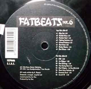 Ice One - Fat Beats Vol. 6