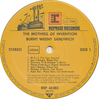 The Mothers - Burnt Weeny Sandwich