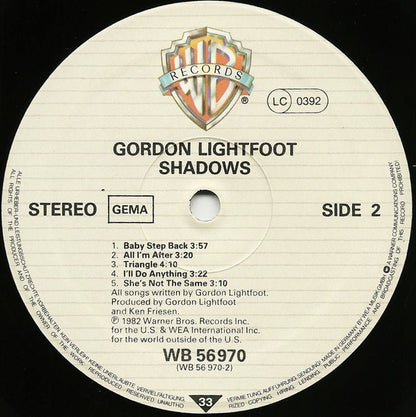 Gordon Lightfoot - Shadows