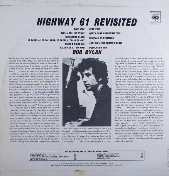Bob Dylan - Highway 61 Revisited