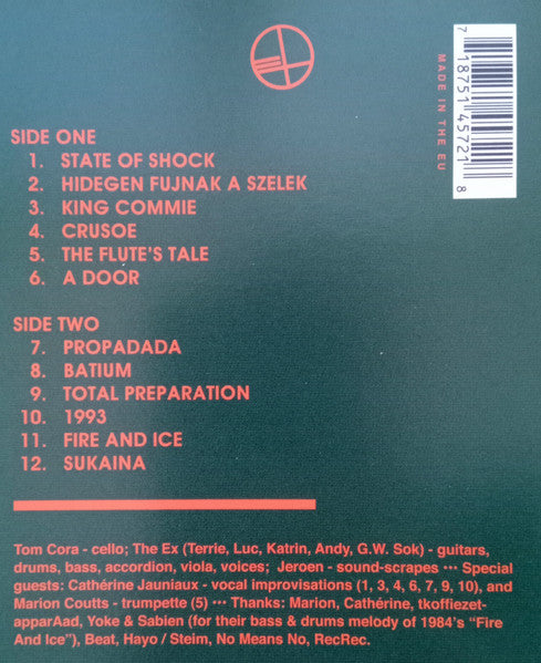 The Ex + Tom Cora ‎– Scrabbling At The Lock (nuovo)