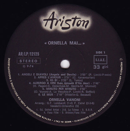 Ornella Vanoni - Ornella Mai...