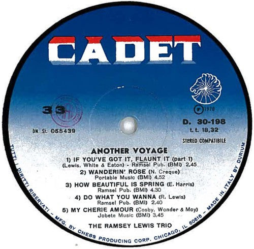 The Ramsey Lewis Trio - Another Voyage