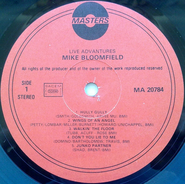 Mike Bloomfield - Live Adventures