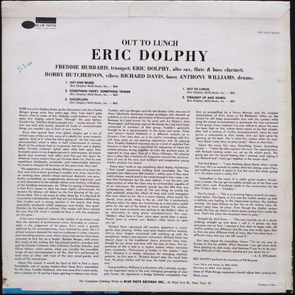 Eric Dolphy - Out To Lunch!
