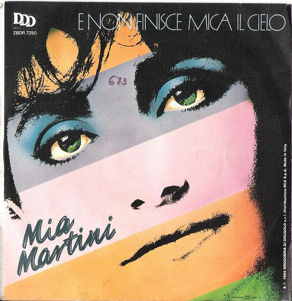 Mia Martini - E Non Finisce Mica Il Cielo (7")
