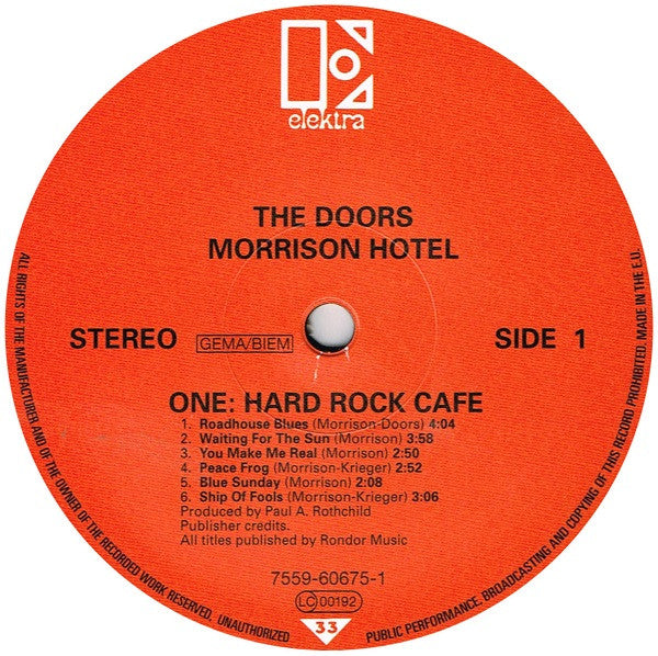 The Doors - Morrison Hotel (nuovo)