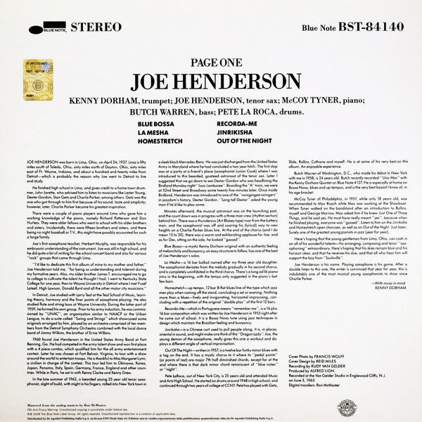 Joe Henderson - Page One