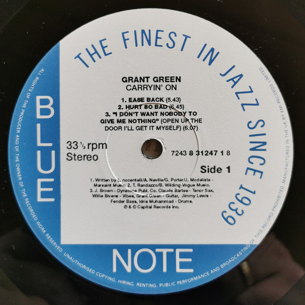 Grant Green - Carryin' On