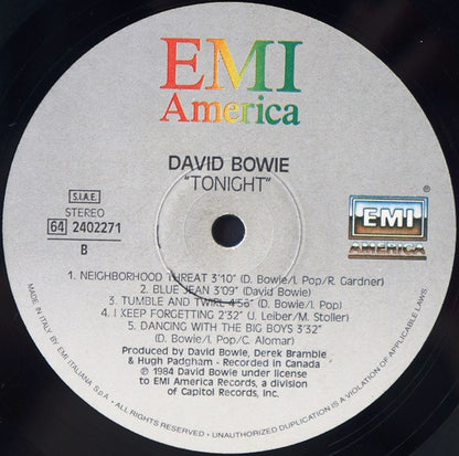David Bowie - Tonight