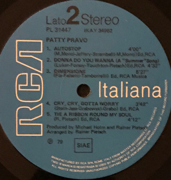 Patty Pravo - ...Munich-Album...