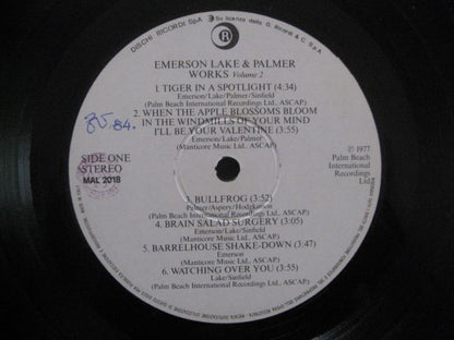 Emerson, Lake & Palmer - Works Volume 2