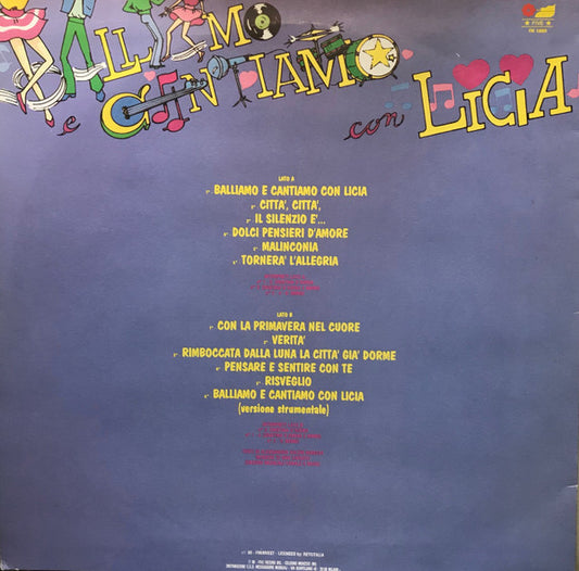 Licia - Balliamo E Cantiamo Con Licia
