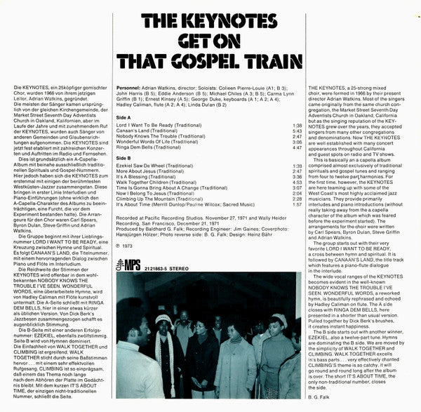 The Keynotes - Get On That Gospel Train