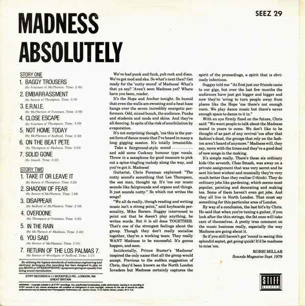 Madness - Absolutely
