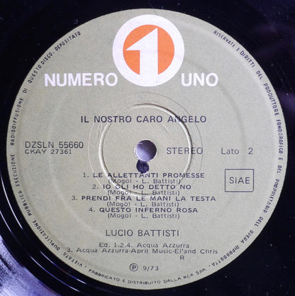Lucio Battisti - Il Nostro Caro Angelo