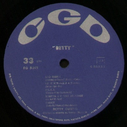 Betty Curtis - Betty