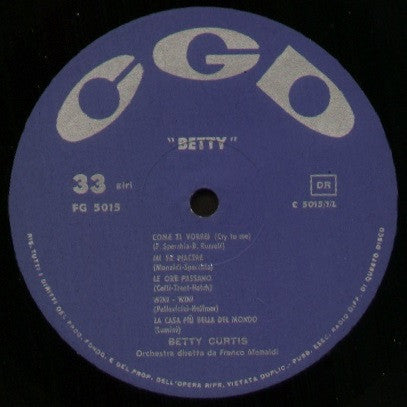 Betty Curtis - Betty