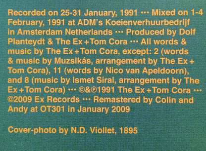 The Ex + Tom Cora ‎– Scrabbling At The Lock (nuovo)