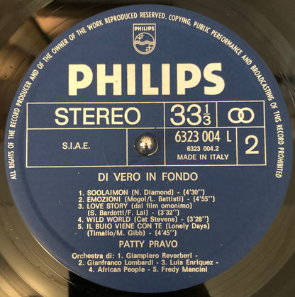 Patty Pravo - Di Vero In Fondo