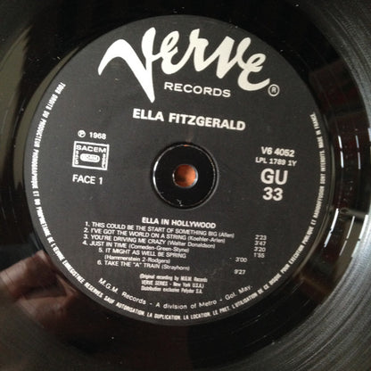 Ella Fitzgerald - Ella In Hollywood
