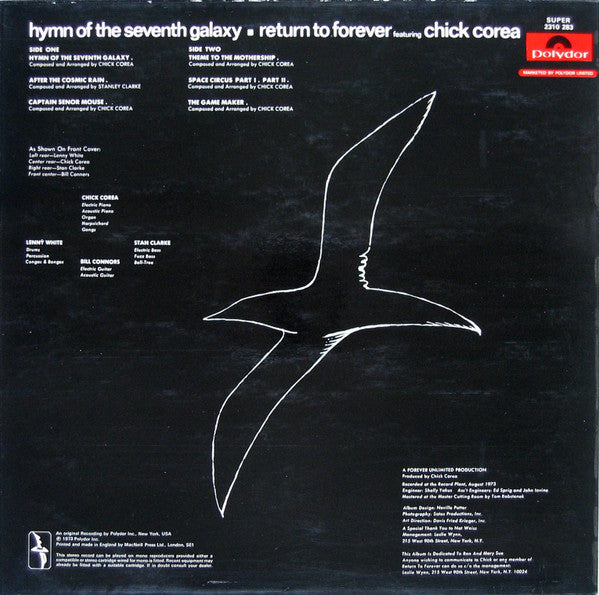 Return To Forever - Hymn Of The Seventh Galaxy