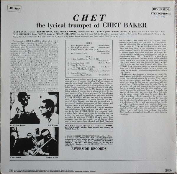 Chet Baker - Chet