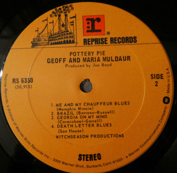 Geoff & Maria Muldaur - Pottery Pie
