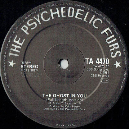 The Psychedelic Furs - The Ghost In You
