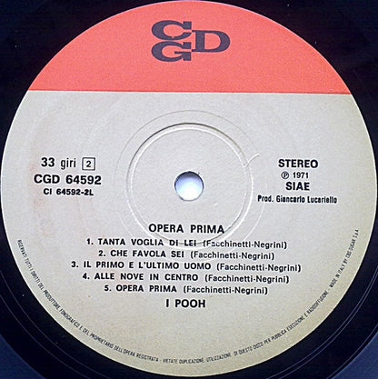 Pooh - Opera Prima
