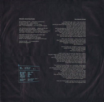 Dire Straits - Love Over Gold