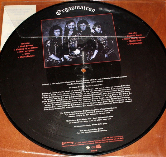 Motörhead - Orgasmatron (nuovo) - (picture disc)