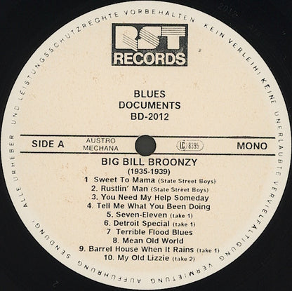 Big Bill Broonzy - Big Bill Broonzy (1935-1939)