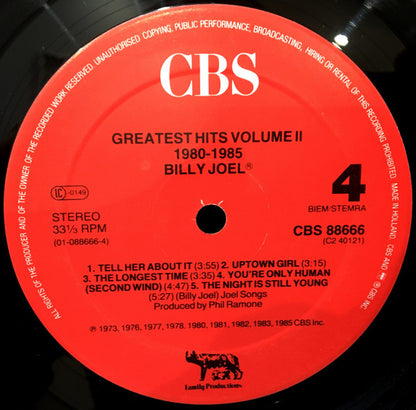 Billy Joel - Greatest Hits Volume I & Volume II