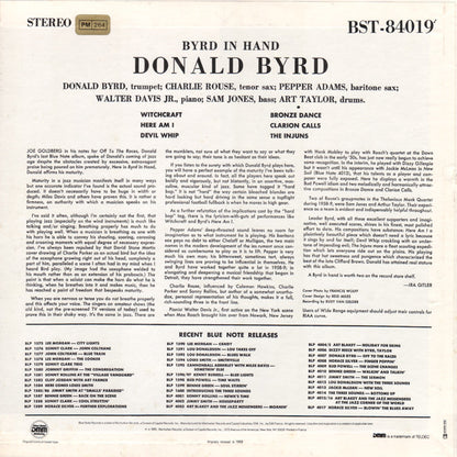 Donald Byrd - Byrd In Hand