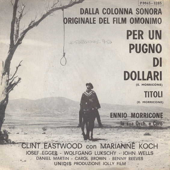 Ennio Morricone - Per Un Pugno Di Dollari (7")