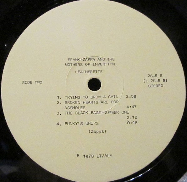 Frank Zappa - Leatherette (unofficial)