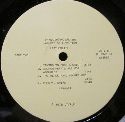Frank Zappa - Leatherette (unofficial)