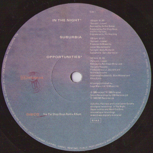 Pet Shop Boys - Disco