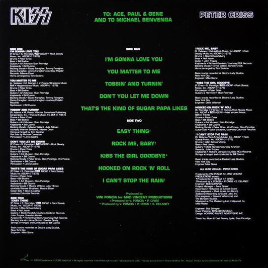 Kiss - Peter Criss (nuovo)