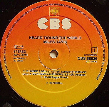 Miles Davis - Heard 'Round The World