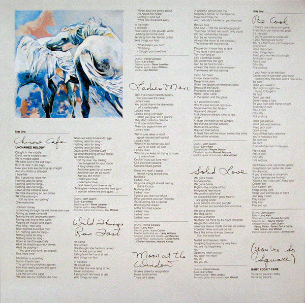 Joni Mitchell - Wild Things Run Fast