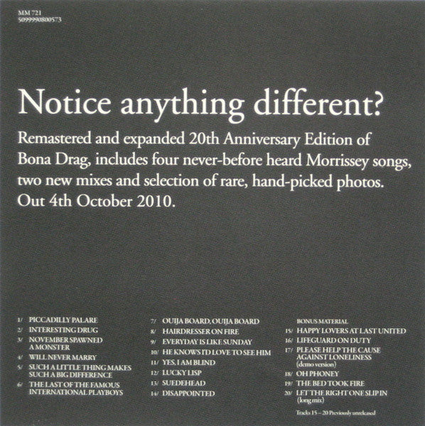 Morrissey - Everyday Is Like Sunday (7")