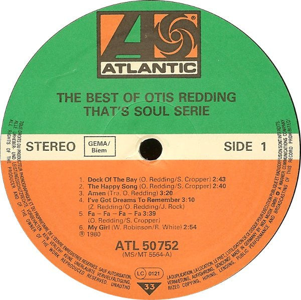 Otis Redding - The Best Of Otis Redding